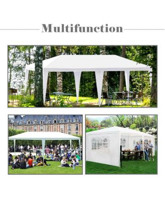 Outdoor 10'x20' Canopy Tent Heavy Duty Wedding Party Sidewalls Window Carry Bag
