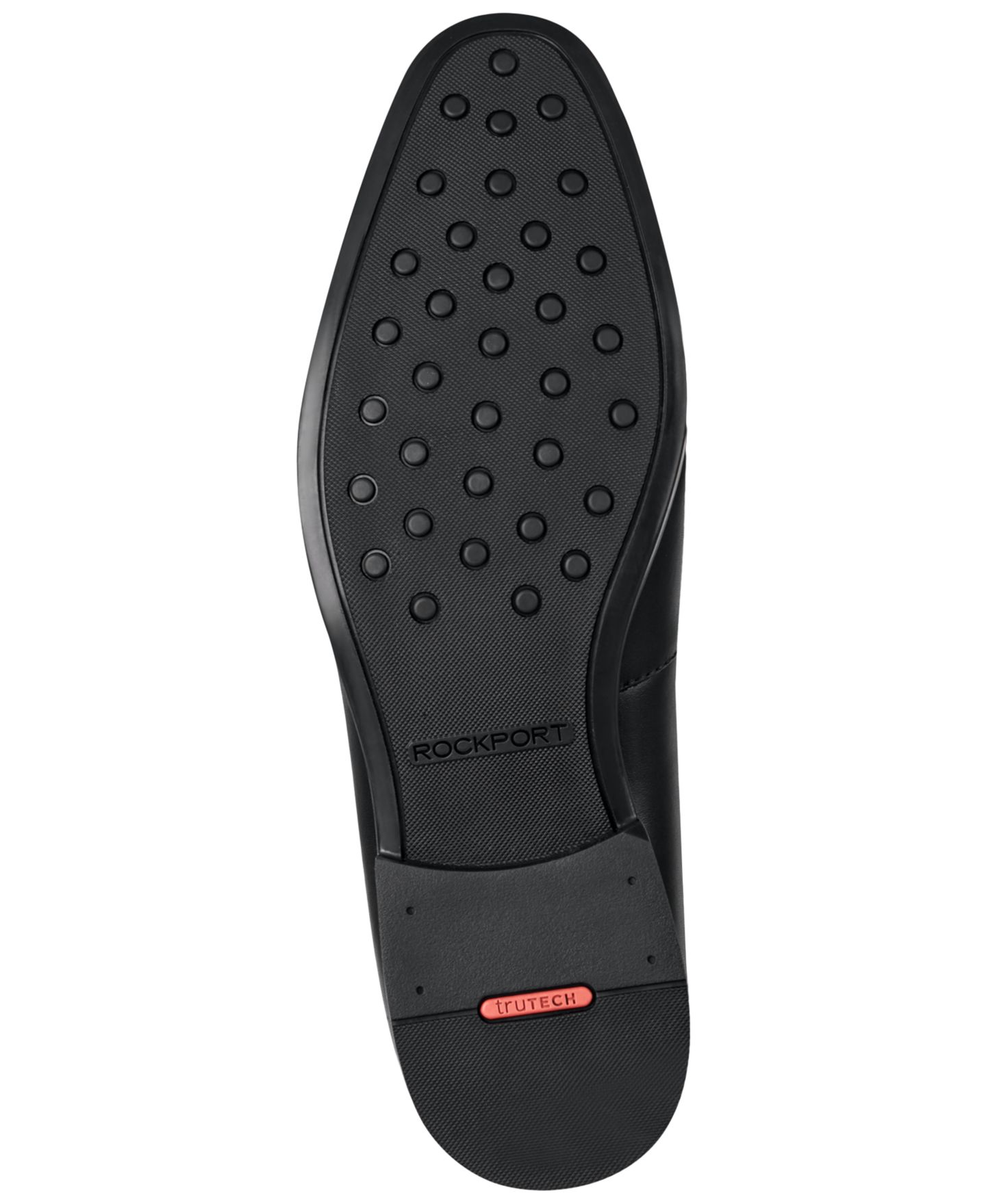 Мужские туфли Rockport Carlo Almond Toe Slip-On Dress Loafers, цвет: Чёрный — фото 5