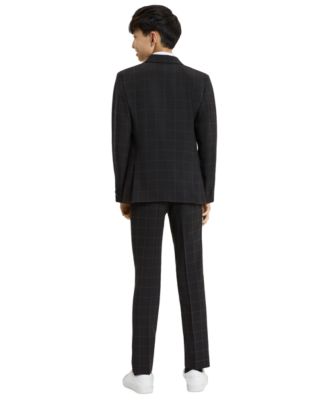 Boys' 8-20 Button Front Jacket and Pants, 2-Piece Set