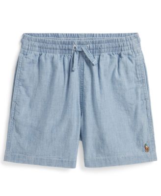 Boys' 2-7 Big-Fit Cotton Chambray Shorts