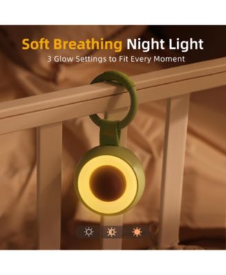 Pocket Soother Portable Baby Sound Machine – White Noise, Soothing Sounds and Nightlight