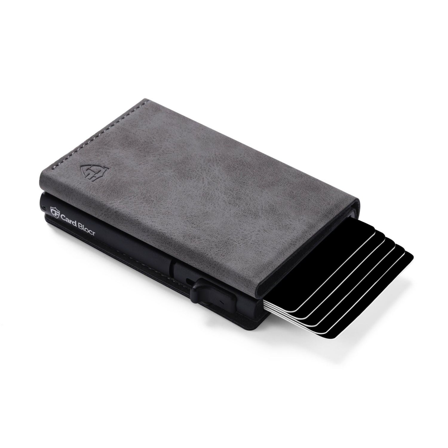 Men's Card Block Wallet RFID Blocking Credit Card Holder PU Leather