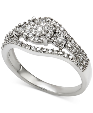image of Diamond Ring (1/4 ct. t.w.) in Sterling Silver
