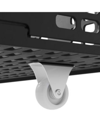  Upholstered Bed Frame with 4 Storage Drawers- Adjustable Headboard- Wooden Slat Support- No Box Spring Needed