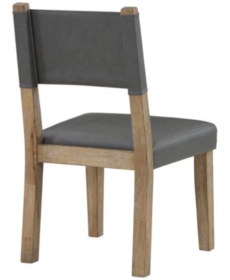 Macai 2-Pc. Faux Leather Side Chair Set