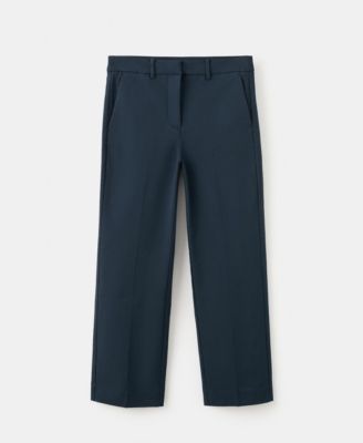 Women's Straight-Cut Crop Pants