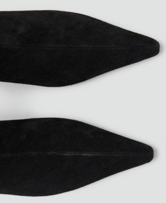 Women's Pointed Toe and Heel Suede Ankle Boots