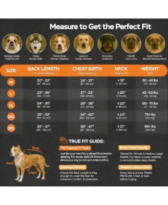 Large Dog Comfortable Pajamas for Recovery and Sleep