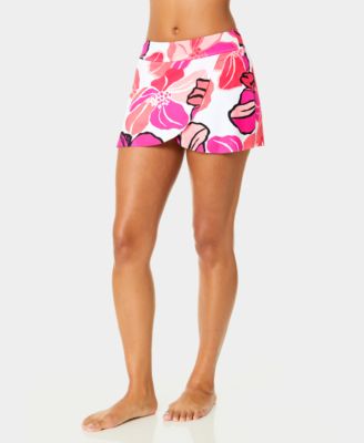 Women's Tulip Drape Printed Swim Skirt