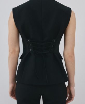 Women's Fitted Suit Waistcoat