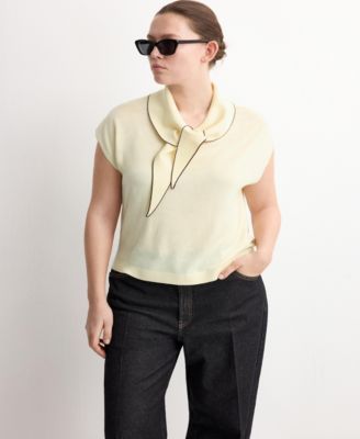 Women's Handkerchief Detail Knit Top