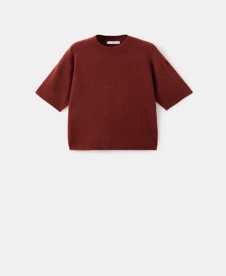 Women's Short-Sleeved Knitted Sweater