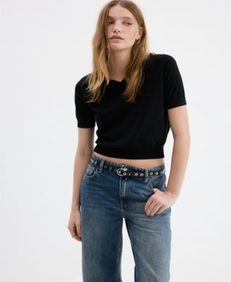 Women's High-Waisted Wide Leg Jeans