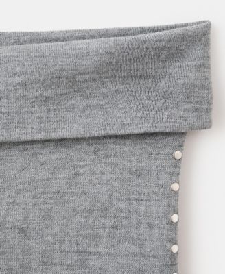 Women's Studded Knit Trousers