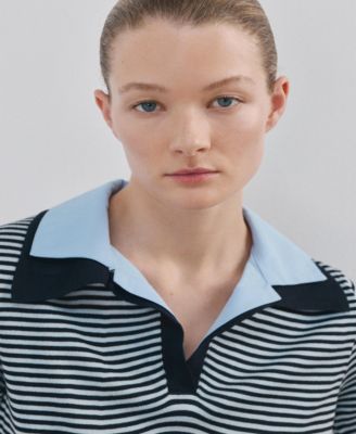 Women's Combined Collar Knit Sweater