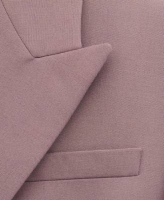 Women's Double-Breasted Wool Suit Jacket