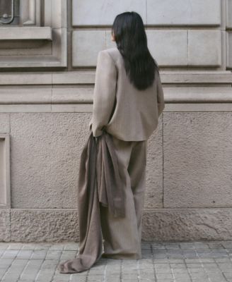 Women's Wool-Blend Suit Blazer