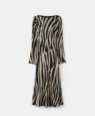 Women's A-Line Animal-Print Dress