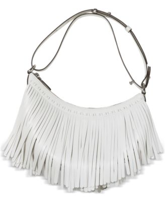 Duo Small Leather Fringe Crossbody Bag