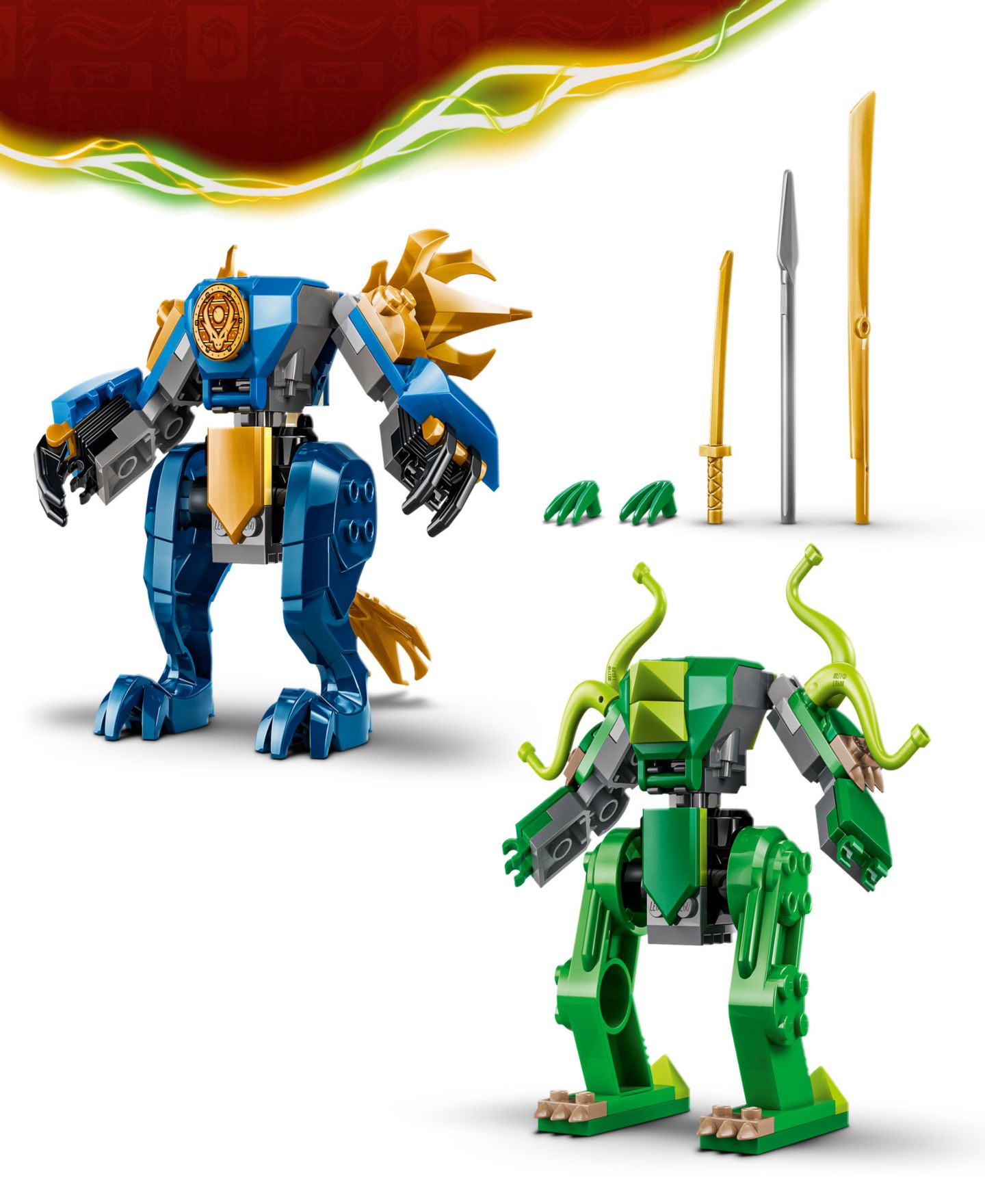 Детский конструктор LEGO® Ninjago Jay's Dragon Mech Fight Building Set, 71853 — фото 7