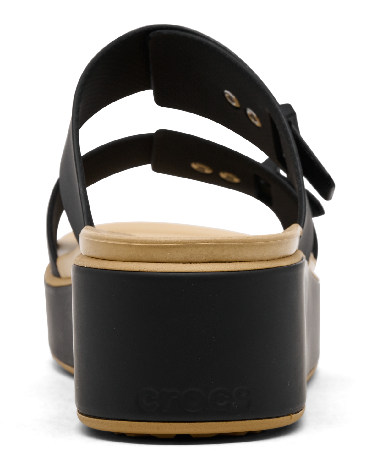 Crocs Women's Brooklyn Matte Wrap Low Wedge Slip-On Sandals from Finish Line