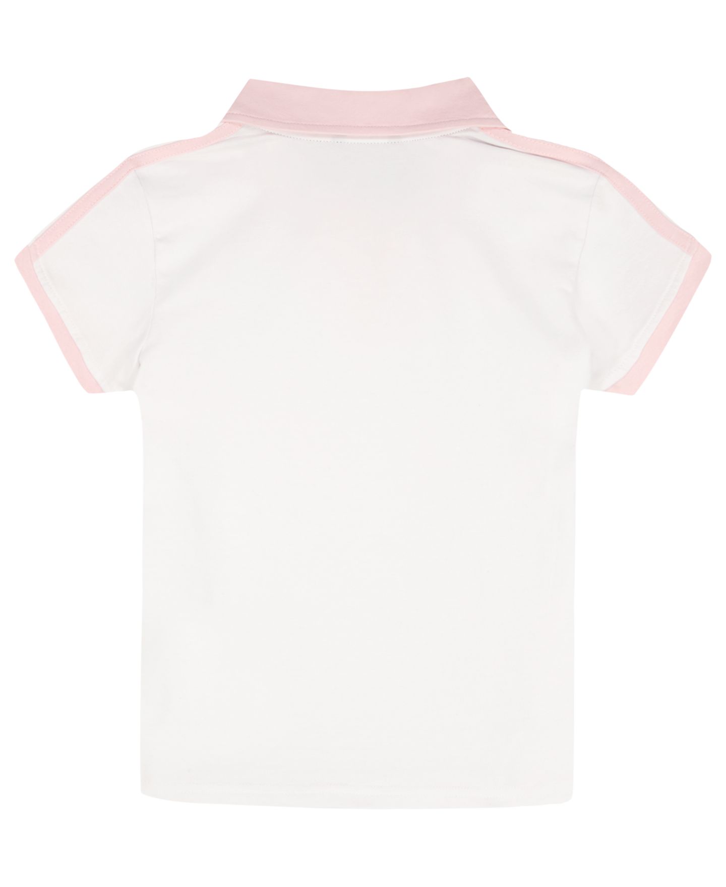 Поло Tommy Hilfiger Tennis Short-Sleeve Polo для девочек, цвет: Белый — фото 4