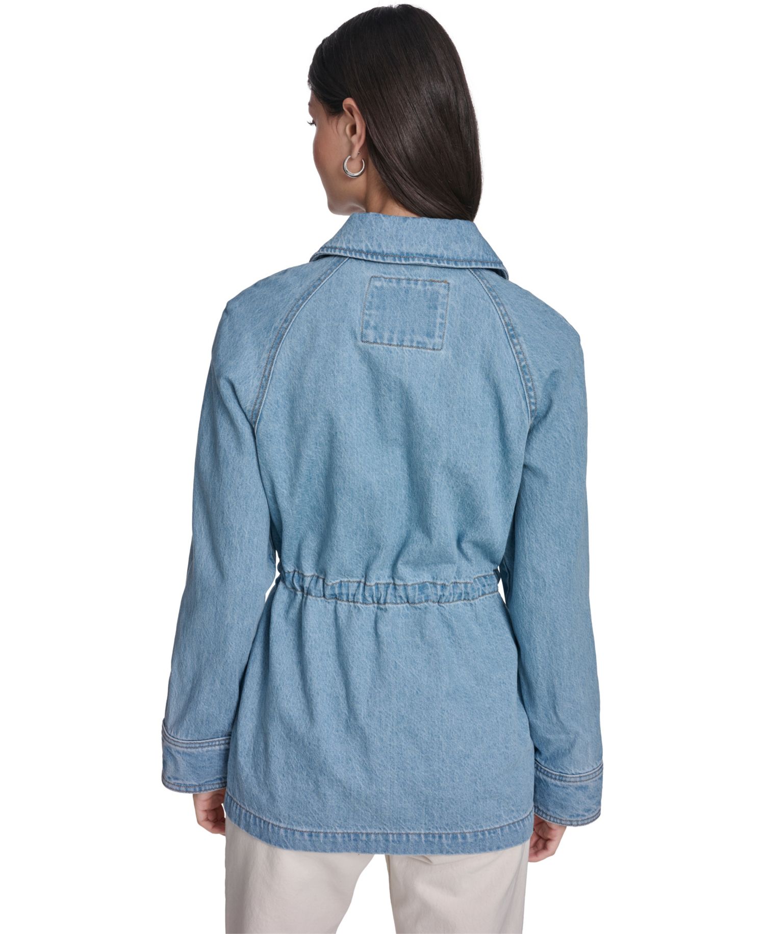 Women's Cinch Waist Cotton Barn Jacket
