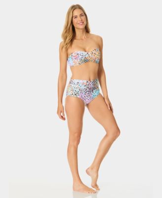 Women's Liz Twist Bandeau Neck Swim Bikini Top