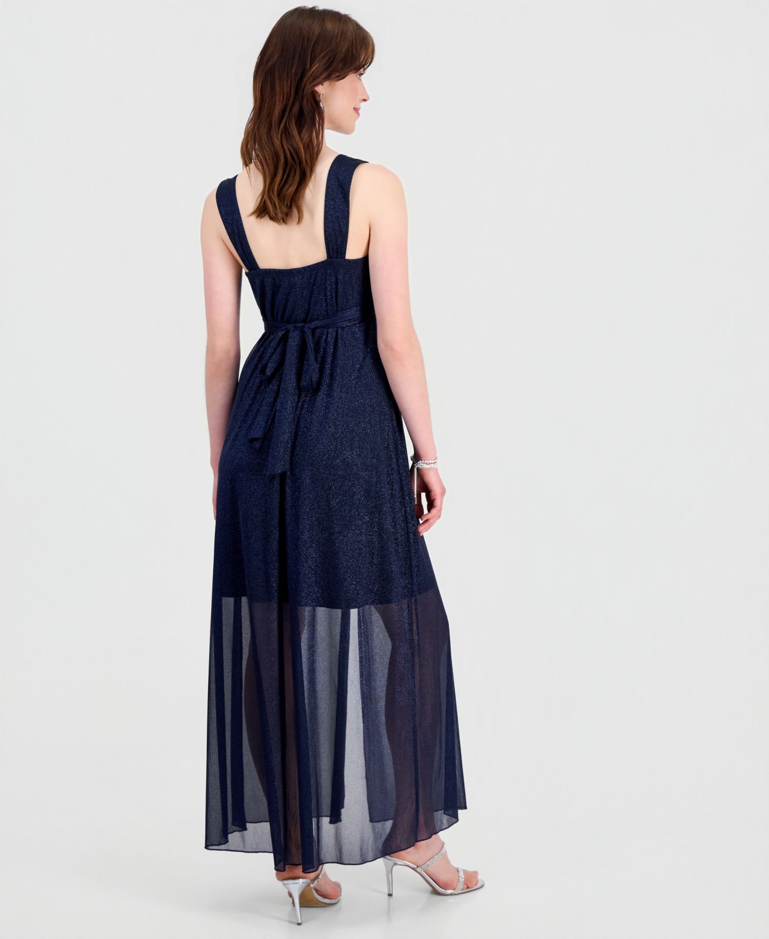 Women's Sweetheart-Neck High-Low Cocktail Dress