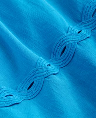 Juniors' Square-Neck Sleeveless Midi Dress