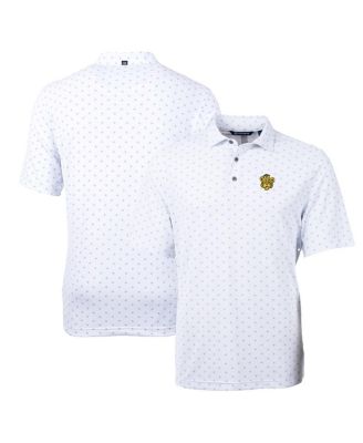 Men's White Missouri Tigers Virtue Eco Pique Tile Polo Shirt