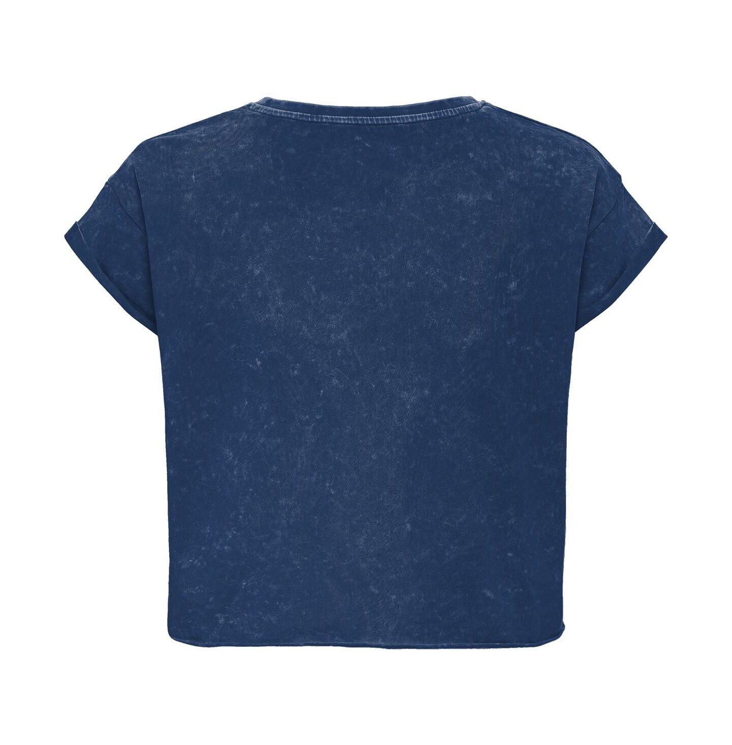 Футболка Sportiqe Blue Orlando Magic Rock Roll Collection Gwen Premium Mineral Wash Cropped — фото 3