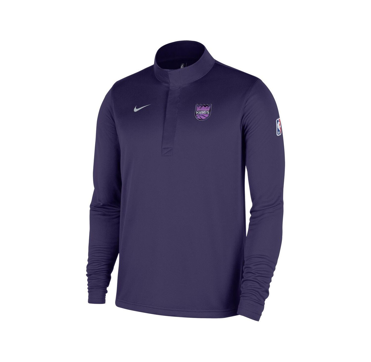 Men's Purple Sacramento Kings 2025/26 City Edition Remix Authentic Coaches Dri-FIT Half-Zip