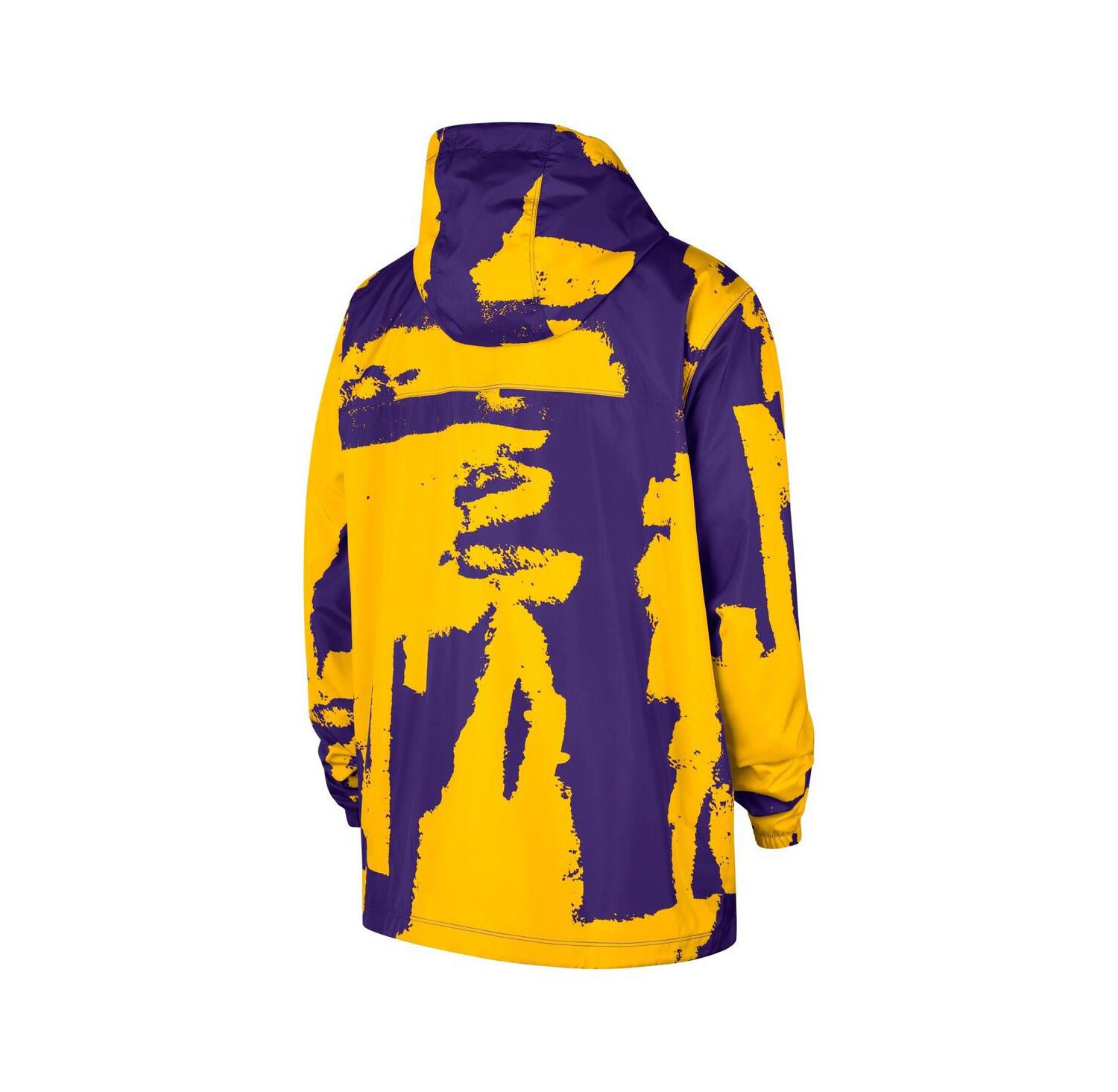 Men's and Women's Purple Los Angeles Lakers Courtside Club Premium Woven Full-Zip Hooded Jacket