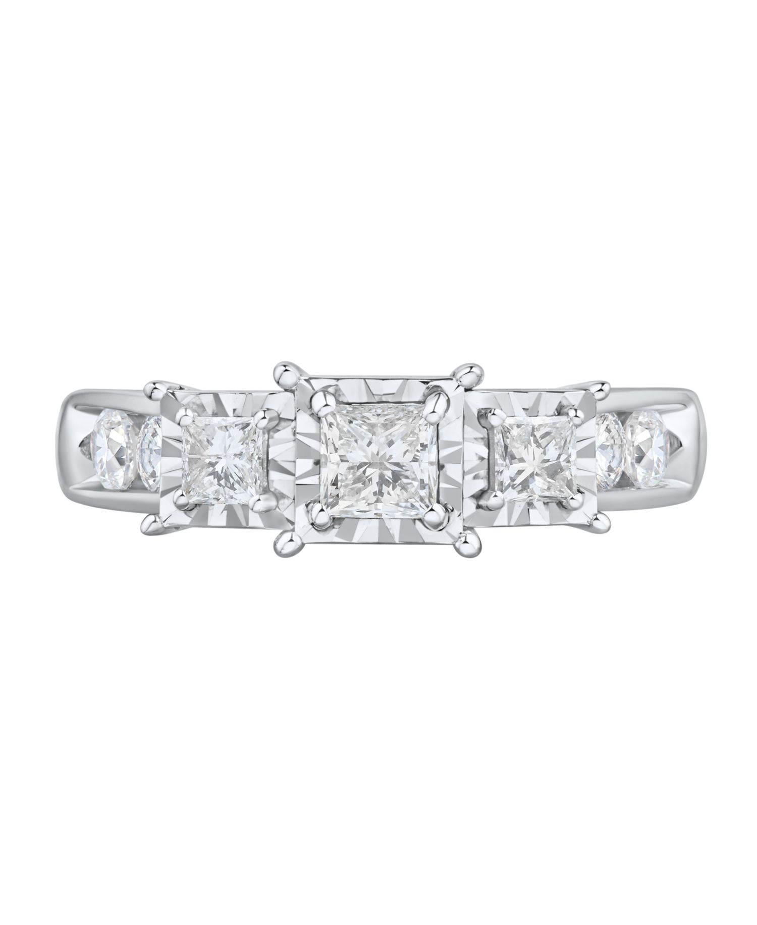 Diamond Engagement Ring (1 ct. t.w.) in 10k White Gold