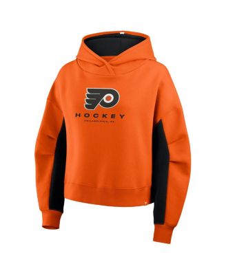 Women's Orange Philadelphia Flyers Back Check Boxy Hoodie