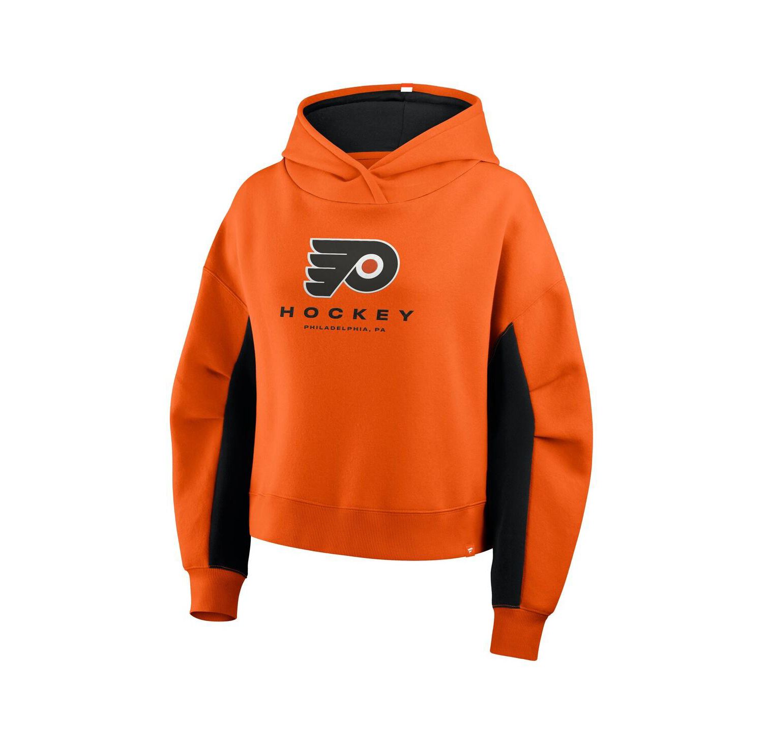 Women's Orange Philadelphia Flyers Back Check Boxy Hoodie