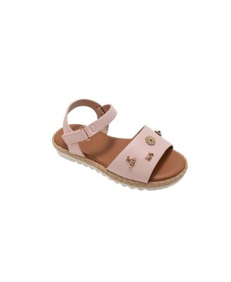 Little Girls Girl's  Fashion Sandals – Dressy Shoes with Playful Charm Details