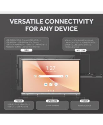 Interactive Flat Panel Display Hybrid 5000 86"