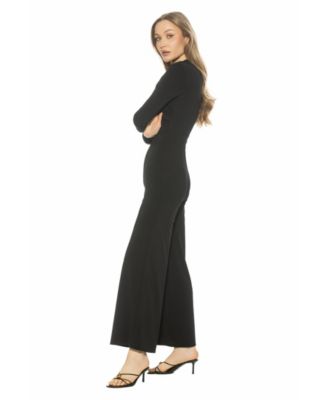 Women's Yael Long Sleeve Ruched Top Jumpsuit