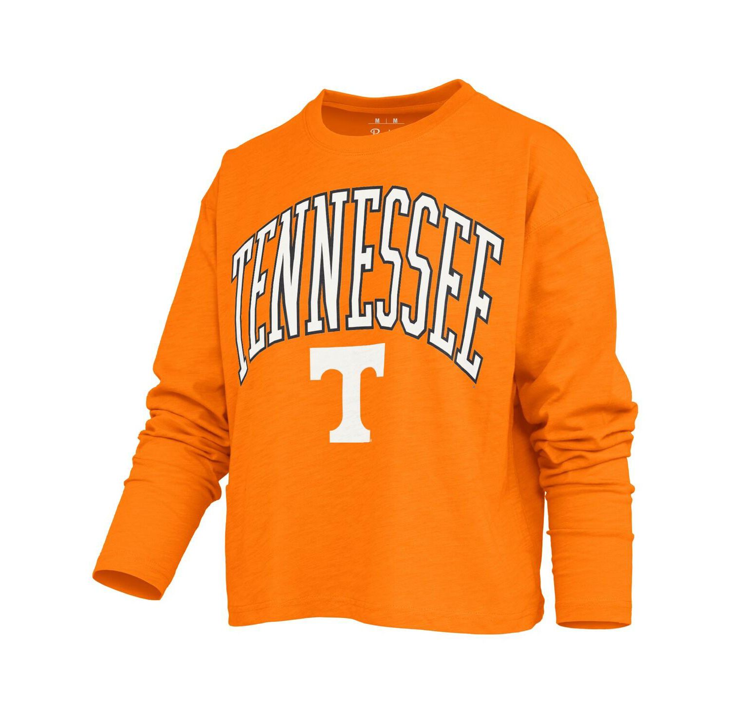 Women's Tennessee Orange Tennessee Volunteers Motley Boxy Waist-Length Long Sleeve T-Shirt