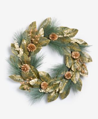 Opulence Pinecones and Berries Decorated Wreath