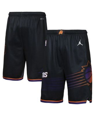 Big Boys and Girls Black Phoenix Suns Statement Edition Swingman Dri-FIT Shorts