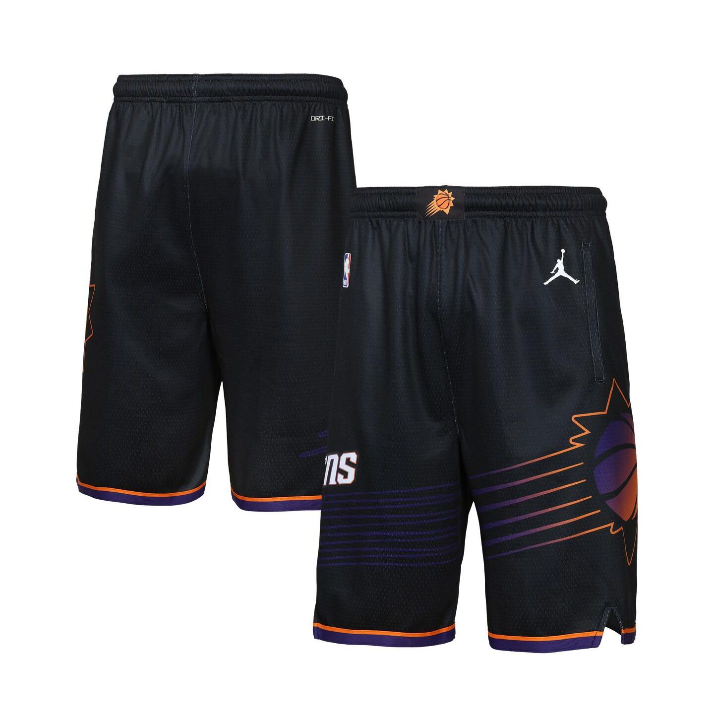 Детские шорты Jordan Black Phoenix Suns Statement Edition Swingman Dri-FIT — фото 1