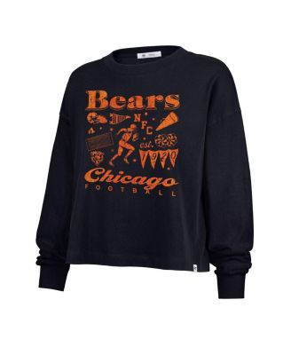 Women's Navy Chicago Bears Team Collage Sydney Long Sleeve T-Shirt
