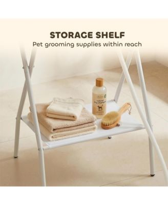 Dog Bath Tub Dog Washing Station Elevated Foldable