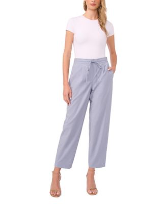 Women's Drawstring Waist Slim Pants