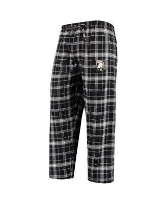 Men's Black/Gray Army Black Knights Ultimate Flannel Pants