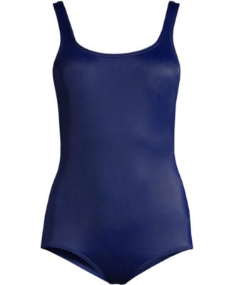 Women's Long Chlorine Resistant Soft Cup Tugless Sporty One Piece Swimsuit