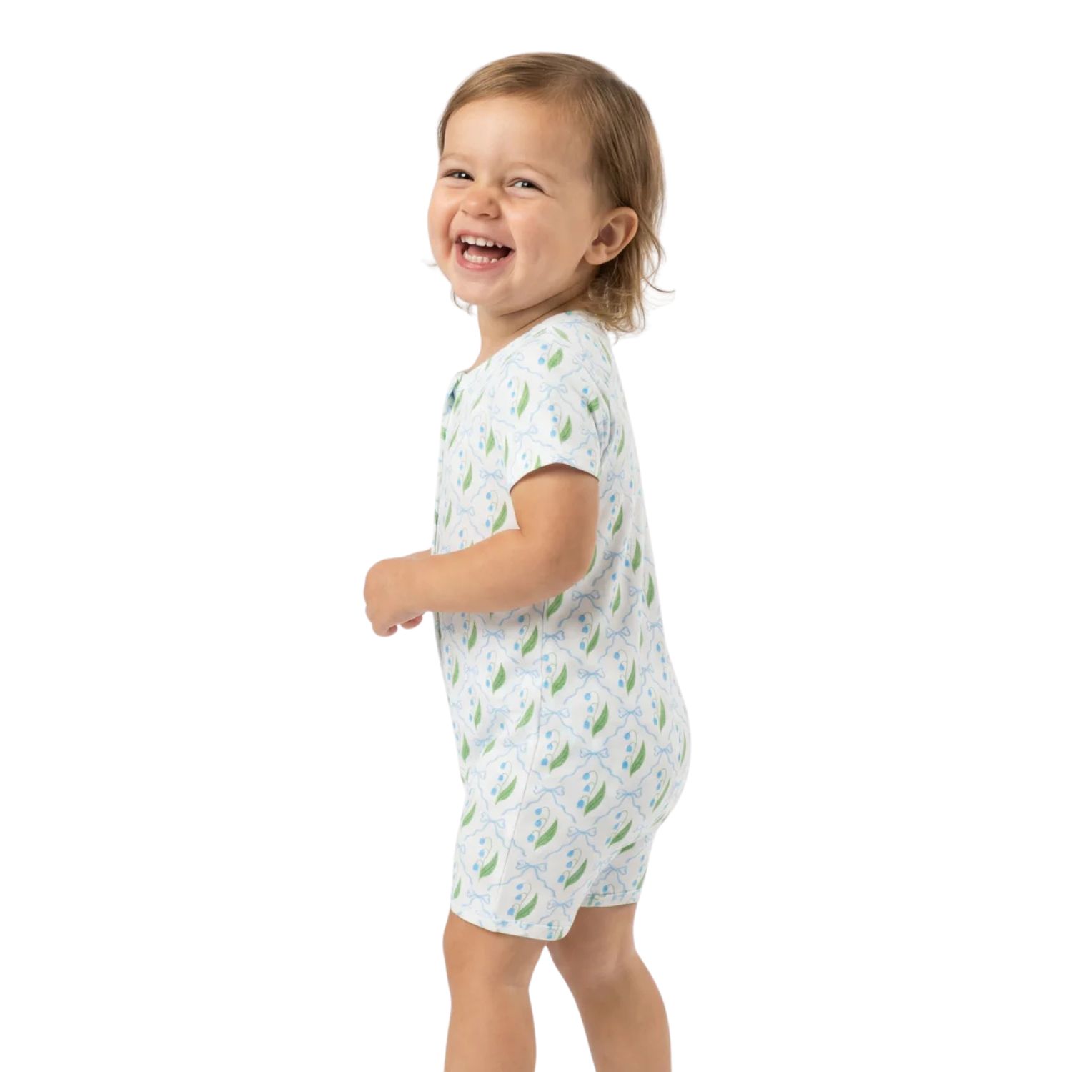Baby Girls Bluebell Bows Bamboo Sleeper